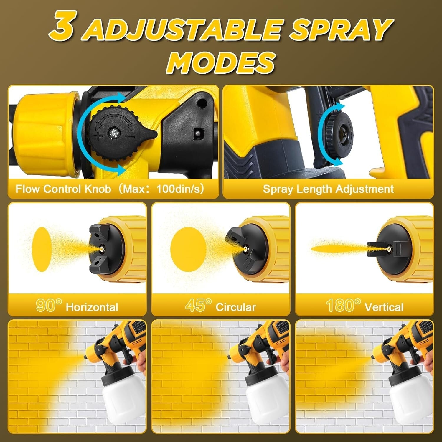 Effortless 650W Paint Sprayer with Dual Batteries & Easy Clean for Home Projects