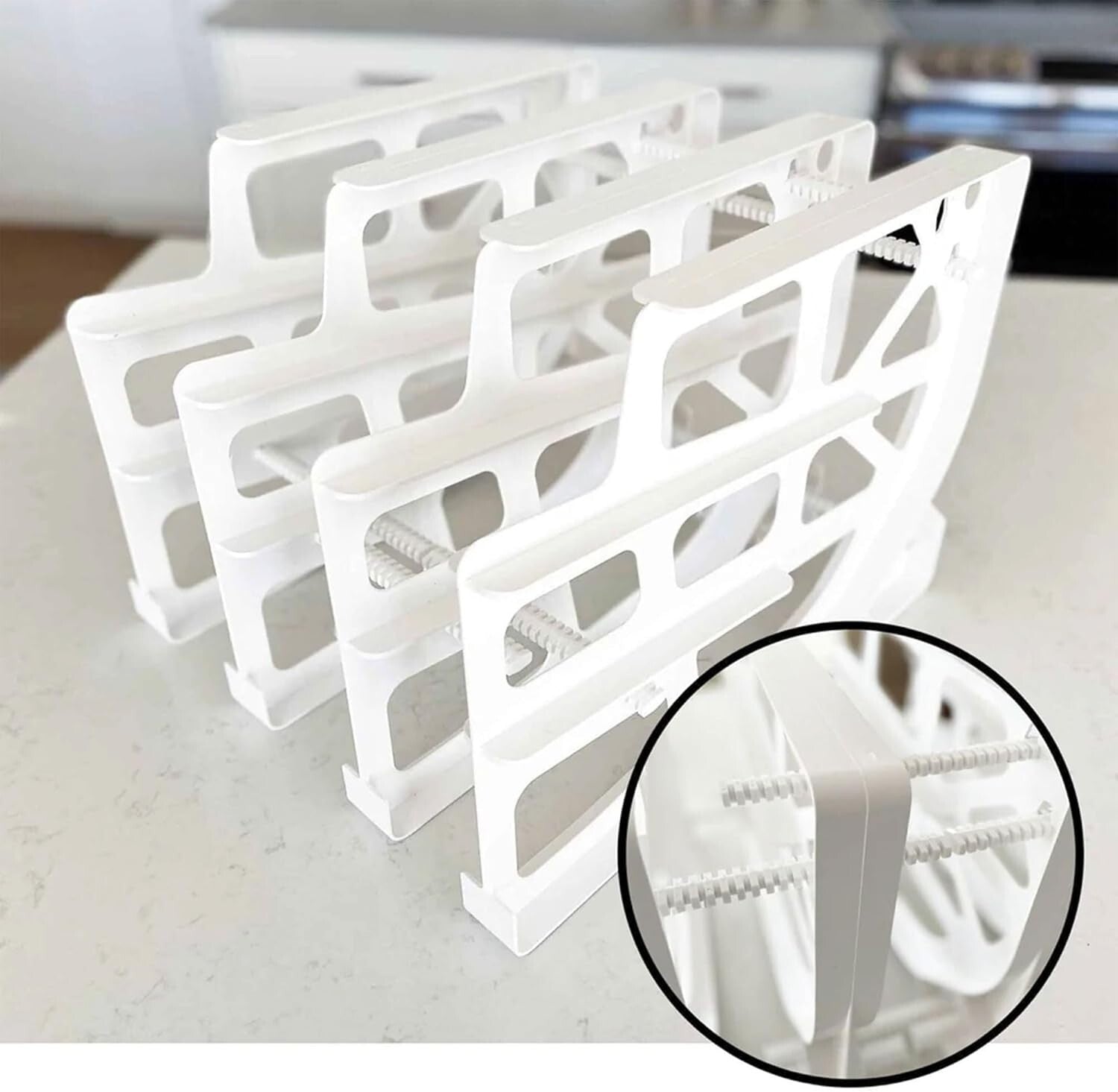 FIFO Canned Goods Organizer Rack - 54 Can Capacity for Efficient Pantry Storage