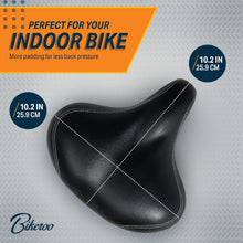 Load image into Gallery viewer, Universal Extra Wide Bicycle Seat - Memory Foam &amp; Durable Faux Leather Covering