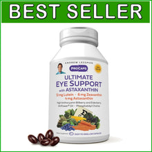 Load image into Gallery viewer, Natural Eye Vision Support - 60 Softgels with Astaxanthin, Lutein, &amp; Zeaxanthin