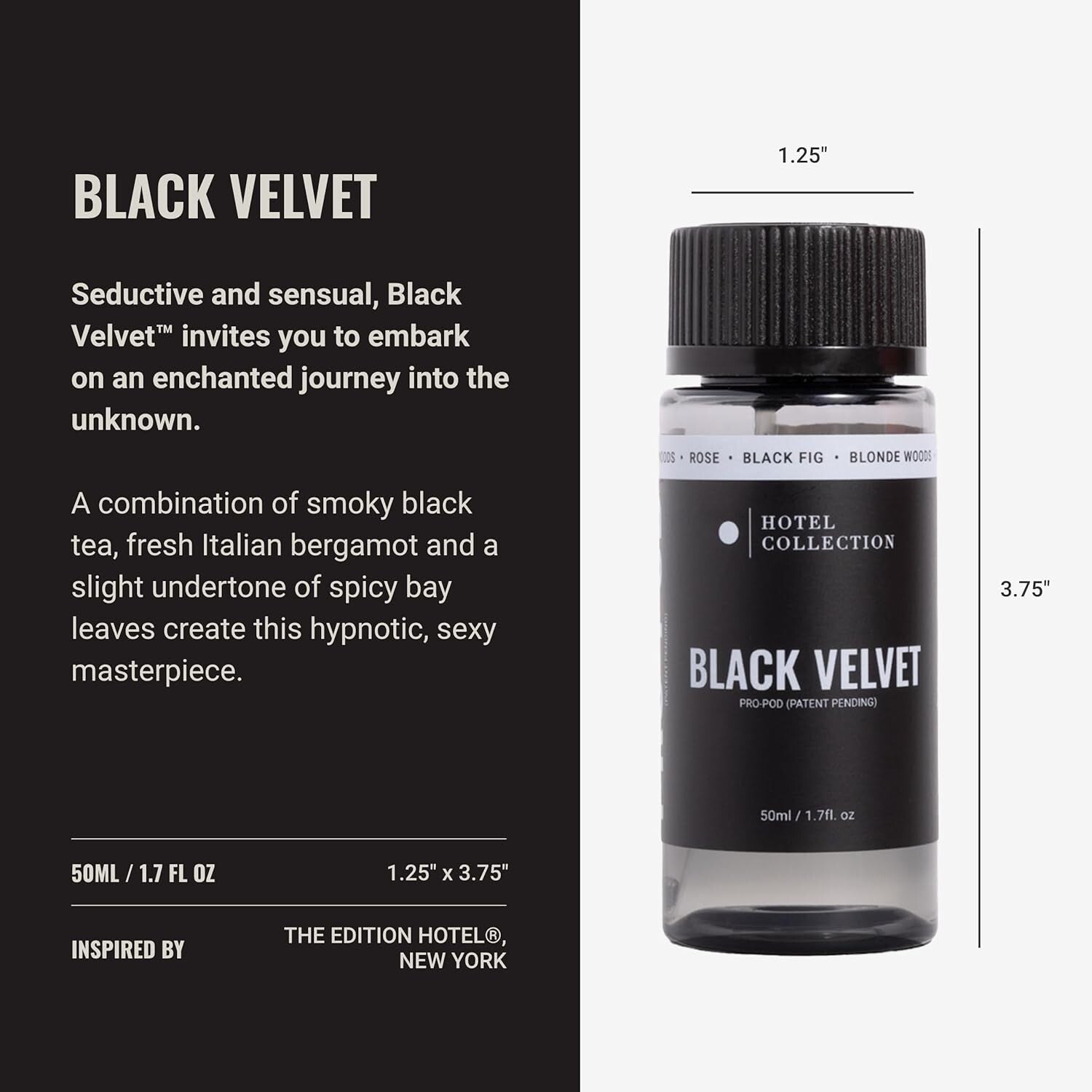 Black Velvet Aromatherapy Diffuser Oil - Zesty Citrus & Floral Rose 50ML