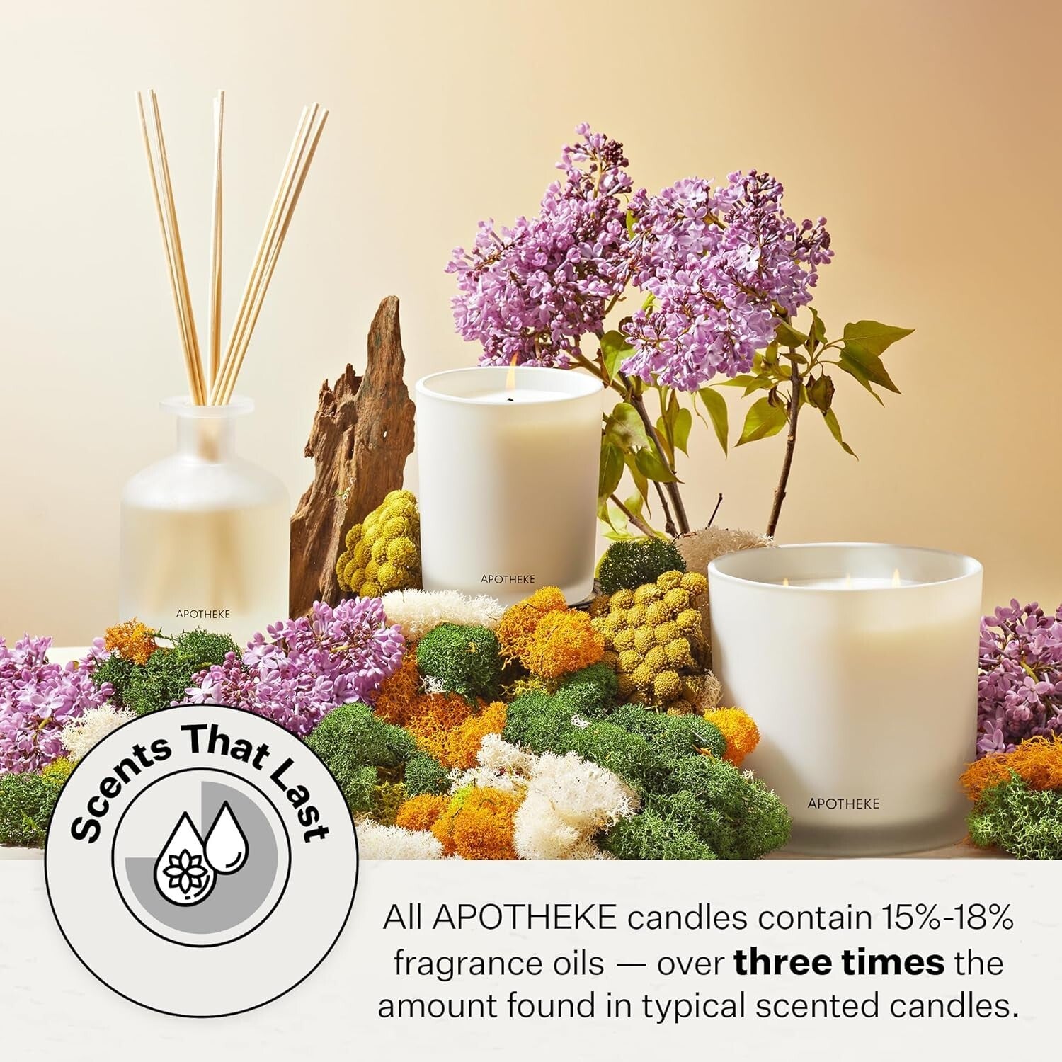 Brooklyn-Made Soy Wax Candle - Captivating Charcoal Aroma, 60-70 Hour Burn