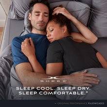 Load image into Gallery viewer, Silky Standard Cooling Pillow Covers - 2 Pack for Enhanced Sleep Comfort