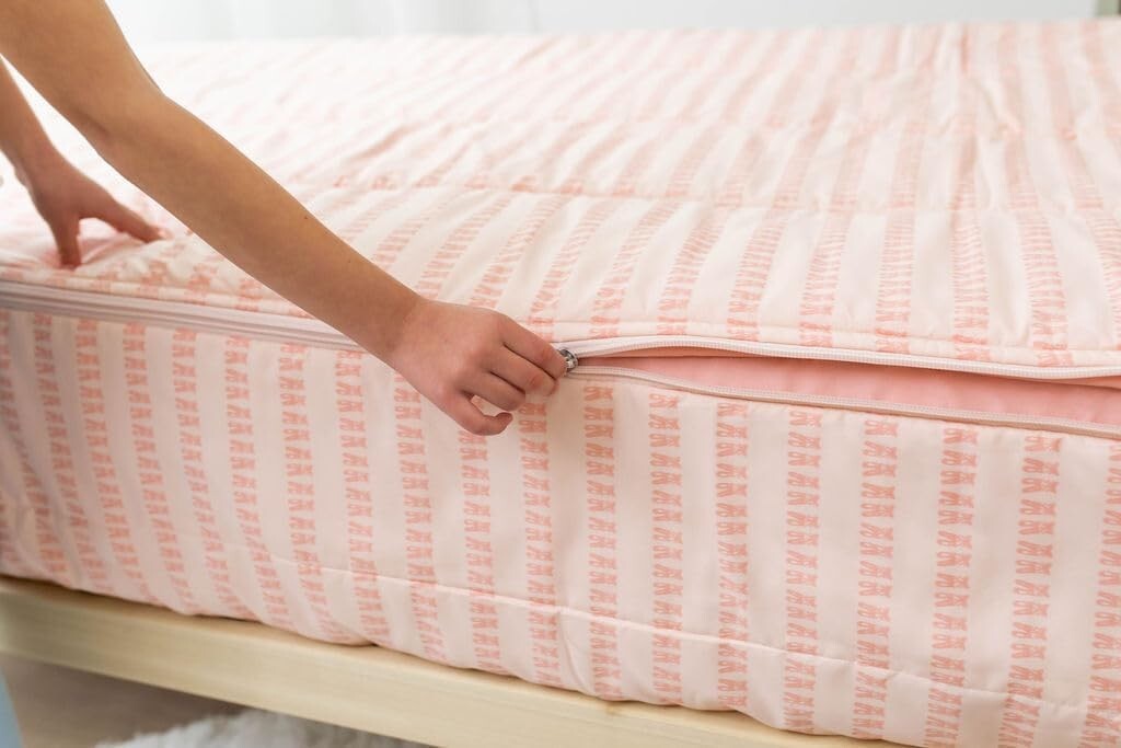 Zippered Pink Ballerina Bedding Set for Twin Beds – Perfect for Little Dancers