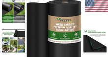 Load image into Gallery viewer, Durable 3ft x 180ft Weed Control Fabric - Easy Install for Beautiful Gardens