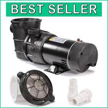 Load image into Gallery viewer, Efficient 1.5HP Above Ground Pool Pump with Oversized Strainer - Quiet Operation