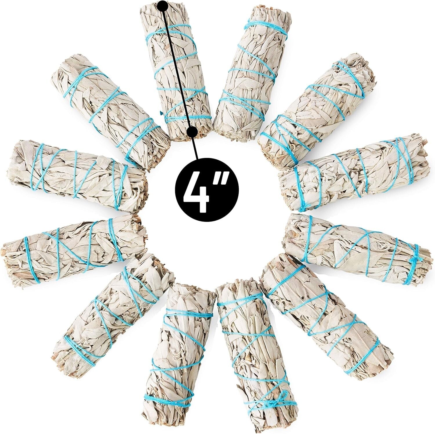 Wholesale White Sage Smudge Sticks - 50 Pieces for Positive Energy Rituals