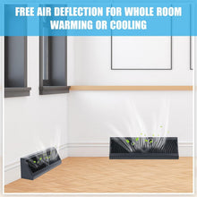Load image into Gallery viewer, Rust-Resistant 18-Inch Baseboard Registers - 10-Pack Easy Install Solution