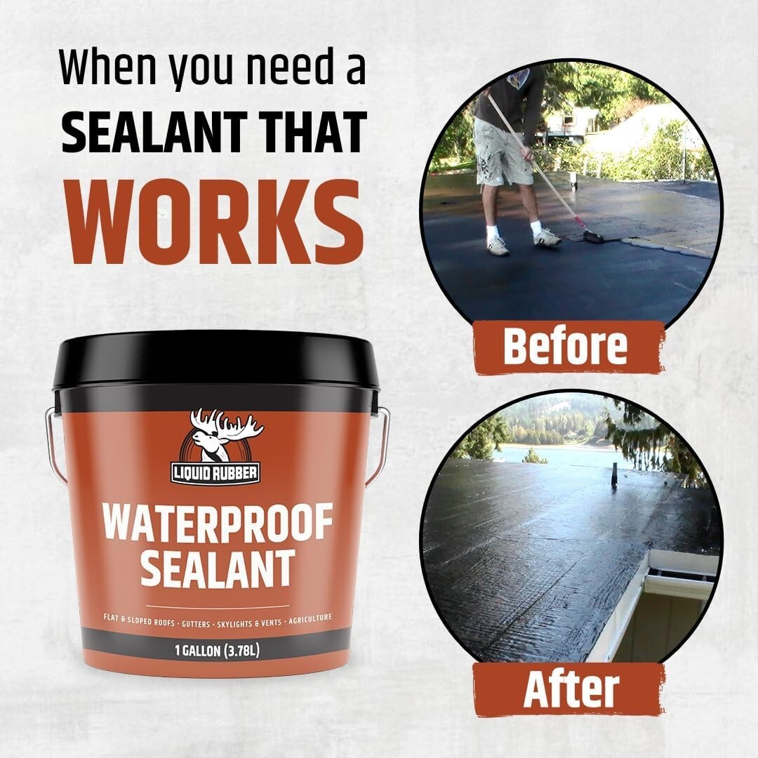 Advanced Waterproof Sealant - DIY Leak Repair for Roofs, Gutters, and More