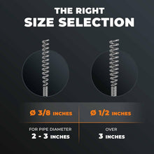 Load image into Gallery viewer, Heavy-Duty 50 FT Drain Snake with Video Guide - Master Your Plumbing Needs