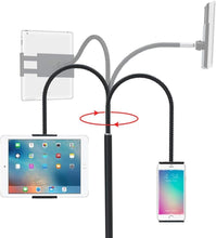 Load image into Gallery viewer, Premium Black Gooseneck Tablet Stand for 3.5" - 10.6" Devices - Ergonomic Design