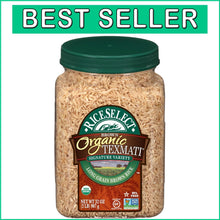Load image into Gallery viewer, Wholesome Organic Texmati Brown Rice, 2lbs Per Jar, Perfect for Healthy Cooking