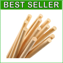 Load image into Gallery viewer, Smooth Surface Bamboo Craft Sticks - 50PCS, 3/8 x 48 Inches for Various Crafts