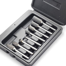 Load image into Gallery viewer, Compact 8-Piece Rotary Burr Set for Precision Engraving and Polishing Tasks