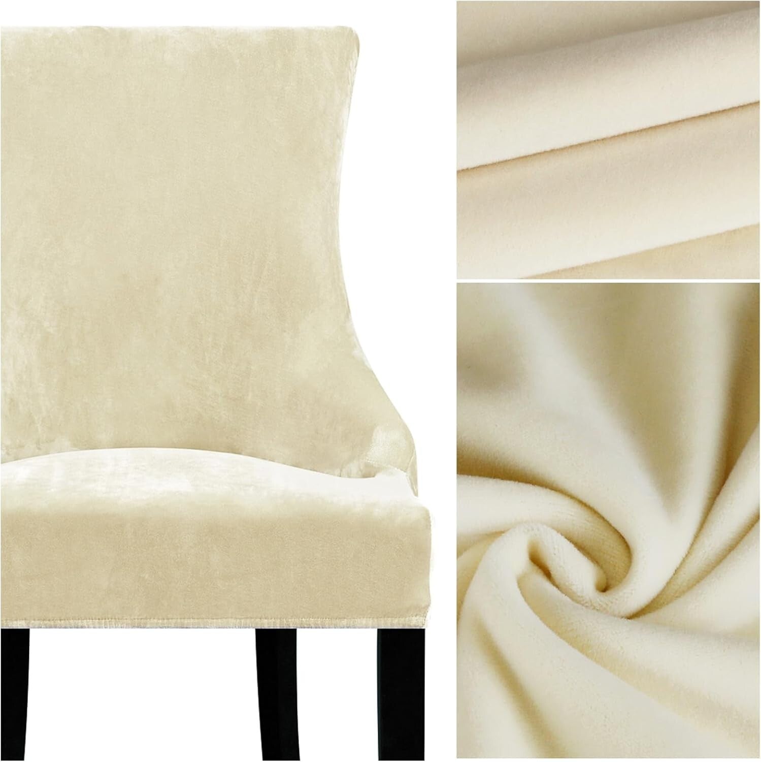 High-Quality Velvet Slipcovers for Wingback Chairs - Stain & Scratch Resistant