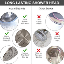 Load image into Gallery viewer, High Flow 2.5 GPM 9-Inch Shower Head with Easy Installation and Durable Design