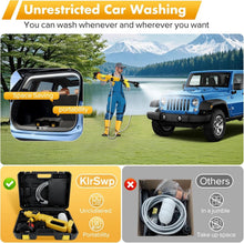 Load image into Gallery viewer, Lightweight Cordless Pressure Washer Gun - 900 PSI, Ideal for Cars and Gardens