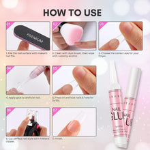 Load image into Gallery viewer, Long-Lasting 100PC Professional Acrylic Nail Glue - Fast-Drying &amp; Strong