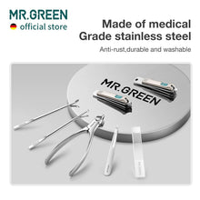Load image into Gallery viewer, Compact Women's 7-in-1 Personal Care Manicure Kit with Stainless Steel Tools