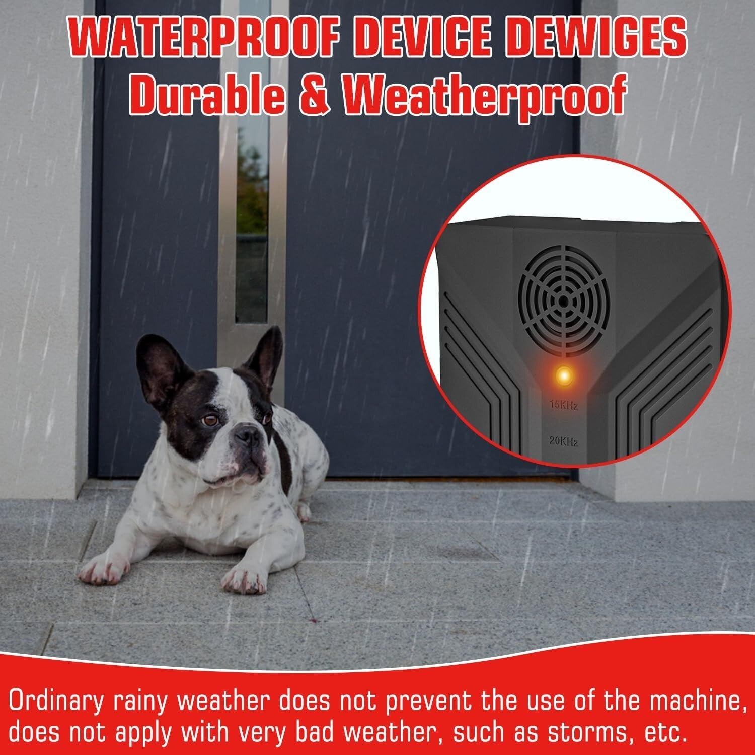 Compact 3-Mode Anti Barking Device for Effective Dog Training - USB Rechargeable