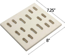 Load image into Gallery viewer, Universal Fit 8" x 7.25" Ceramic Flame Tamers - 6-Pc Heat Plate Set for Grills