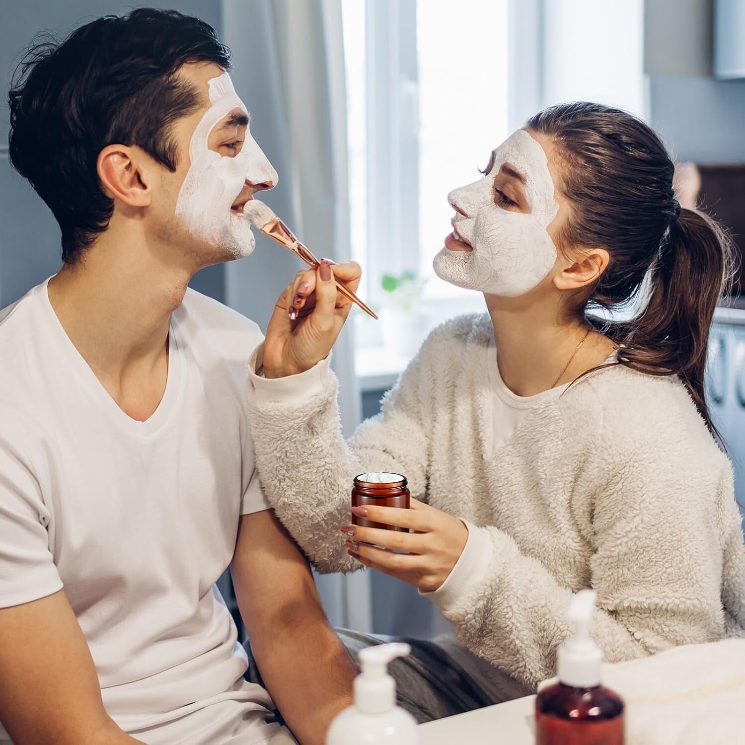 Multi-Purpose 48 Pcs 4 oz Glass Jars with Airtight Lids for Home & Business Use