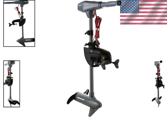 Saltwater Trolling Motor 36lb Thrust with 24" Shaft & LED Battery Indicator