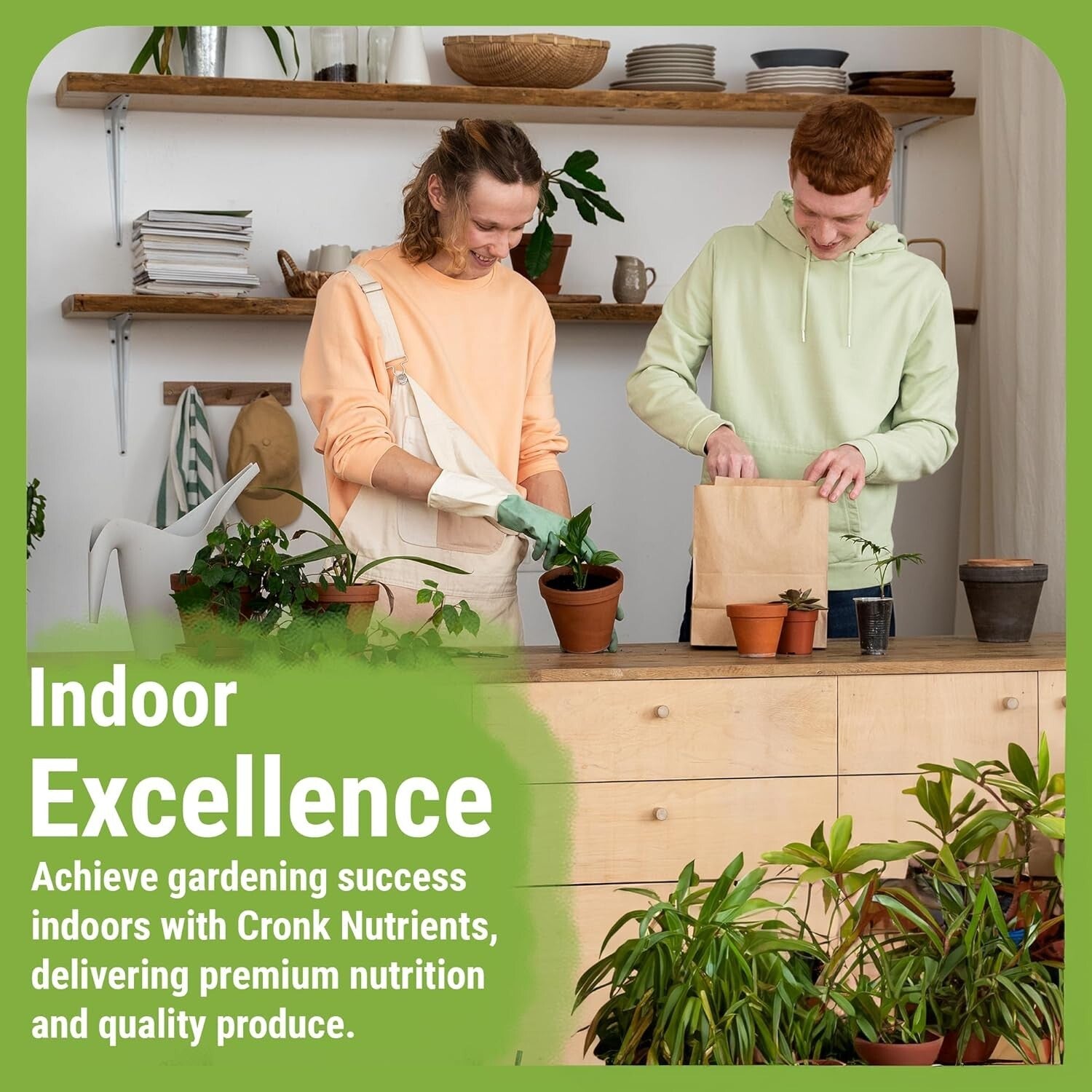 Cronk Nutrients 3-Part Plant Food Kit: Hydroponics & Bloom Booster, 4L Liquid