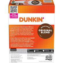 Load image into Gallery viewer, 88 K-Cup Pods of Dunkin' Original Blend Medium Roast - Gourmet Coffee Experience