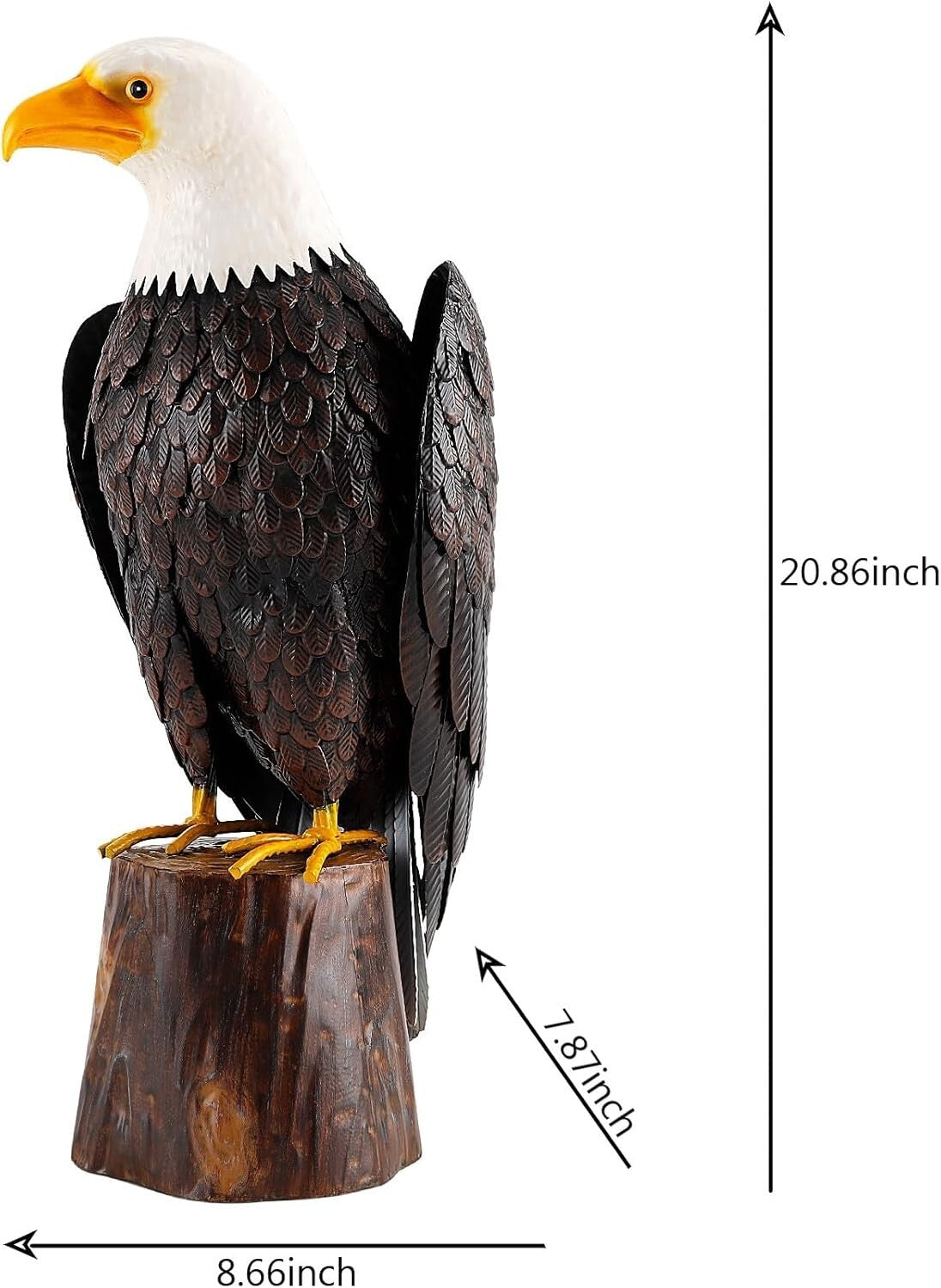 American Liberty Handcrafted Eagle Sculpture - Ideal Gift for Any Occasion