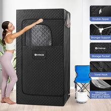 Load image into Gallery viewer, Home Steam Sauna with 4L Generator - Fast Heating &amp; Ultra Thick Cotton Design