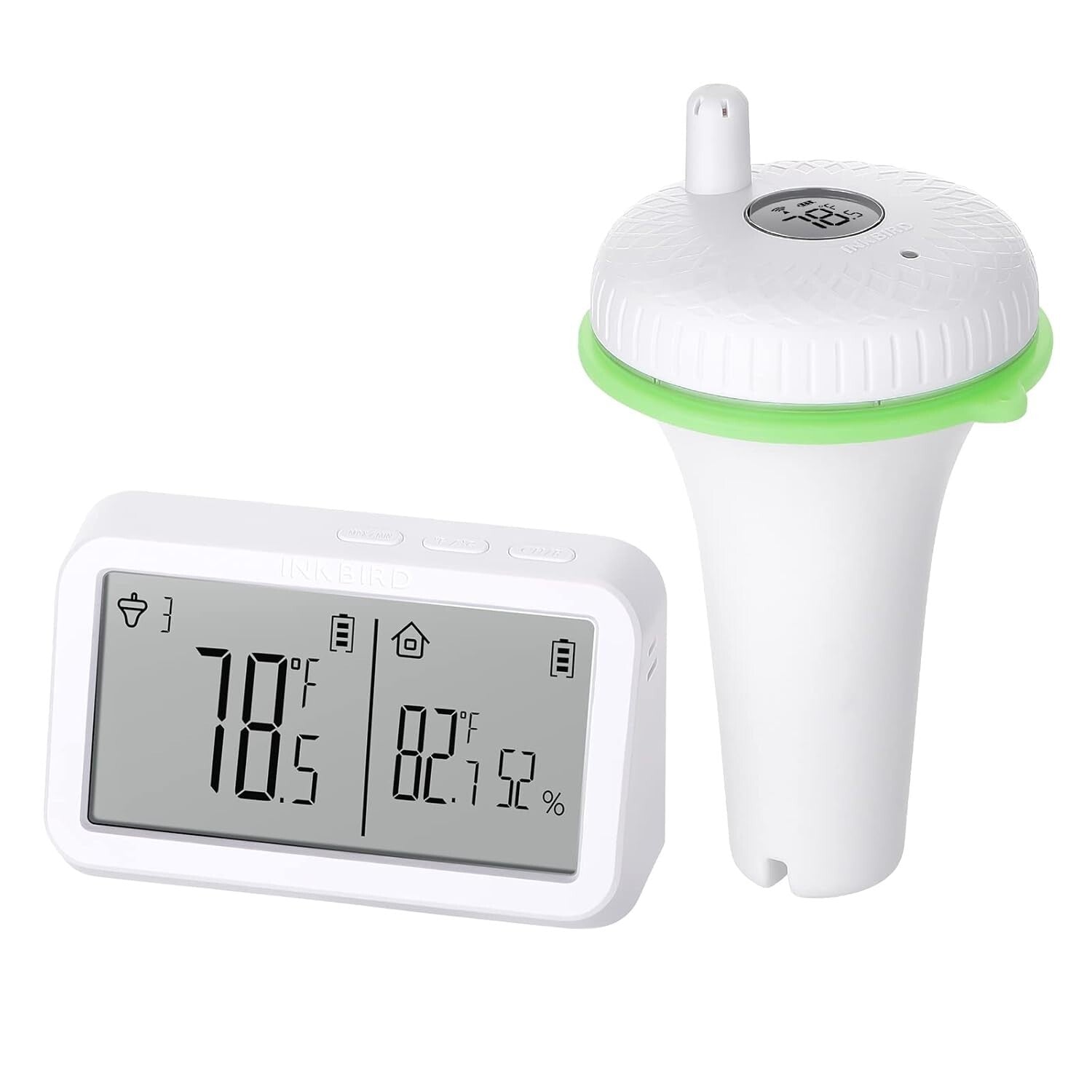Compact Wi-Fi Connected Thermometer & Humidity Monitor for Water Settings