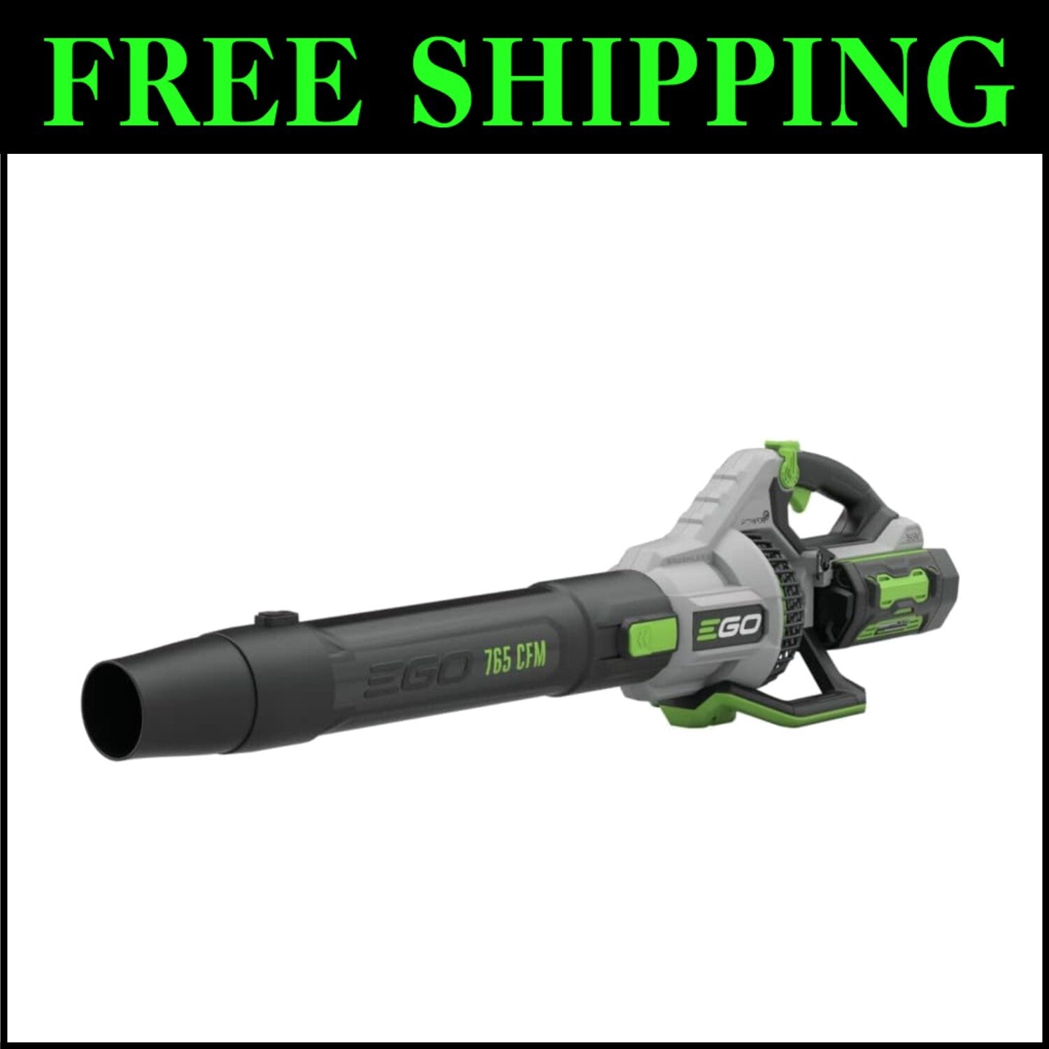 Cordless Electric Leaf Blower 765 CFM with 56V Battery & Charger - Lightweight