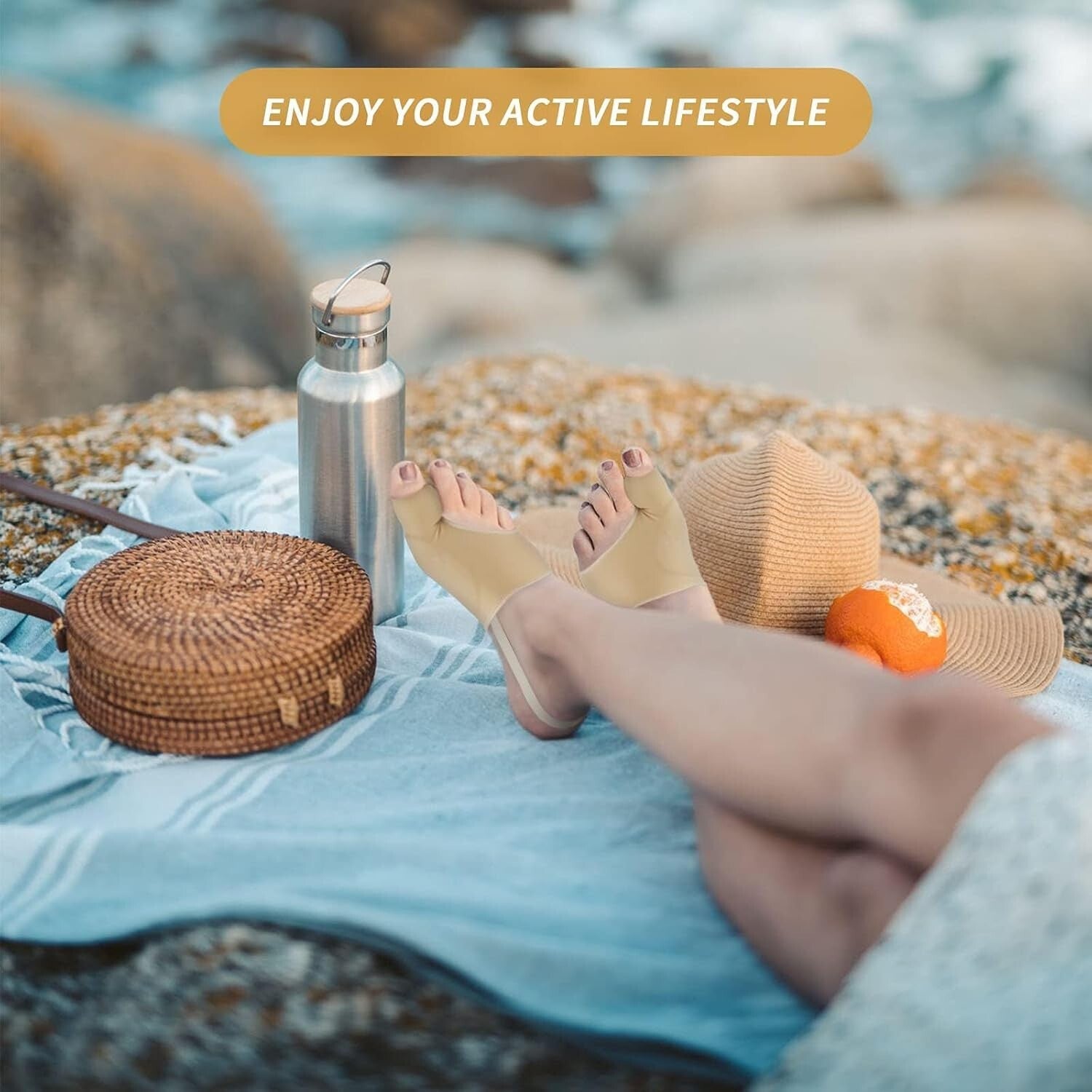 Breathable Bunion Corrector - 2PCS Adjustable Toe Straighteners for Adults