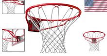 Load image into Gallery viewer, Slam Jam Red Basketball Rim - Ultra-Smooth Breakaway Action for Outdoor Play