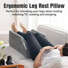 Load image into Gallery viewer, Lightweight Double-Sided Leg Elevation Pillow - Ideal for Swelling &amp; Pain Relief