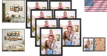 Load image into Gallery viewer, Stylish 11x14 Black Picture Frames - Perfect Gift for Loved Ones, 7-Pack
