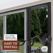 Load image into Gallery viewer, Premium 64”x81” Magnetic Screen Door for Easy Access - Fits Most Patio Doors