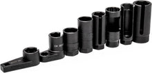 Load image into Gallery viewer, Compact 8-Piece Black Oxide Sensor Tool Set - Efficient for Every Mechanic
