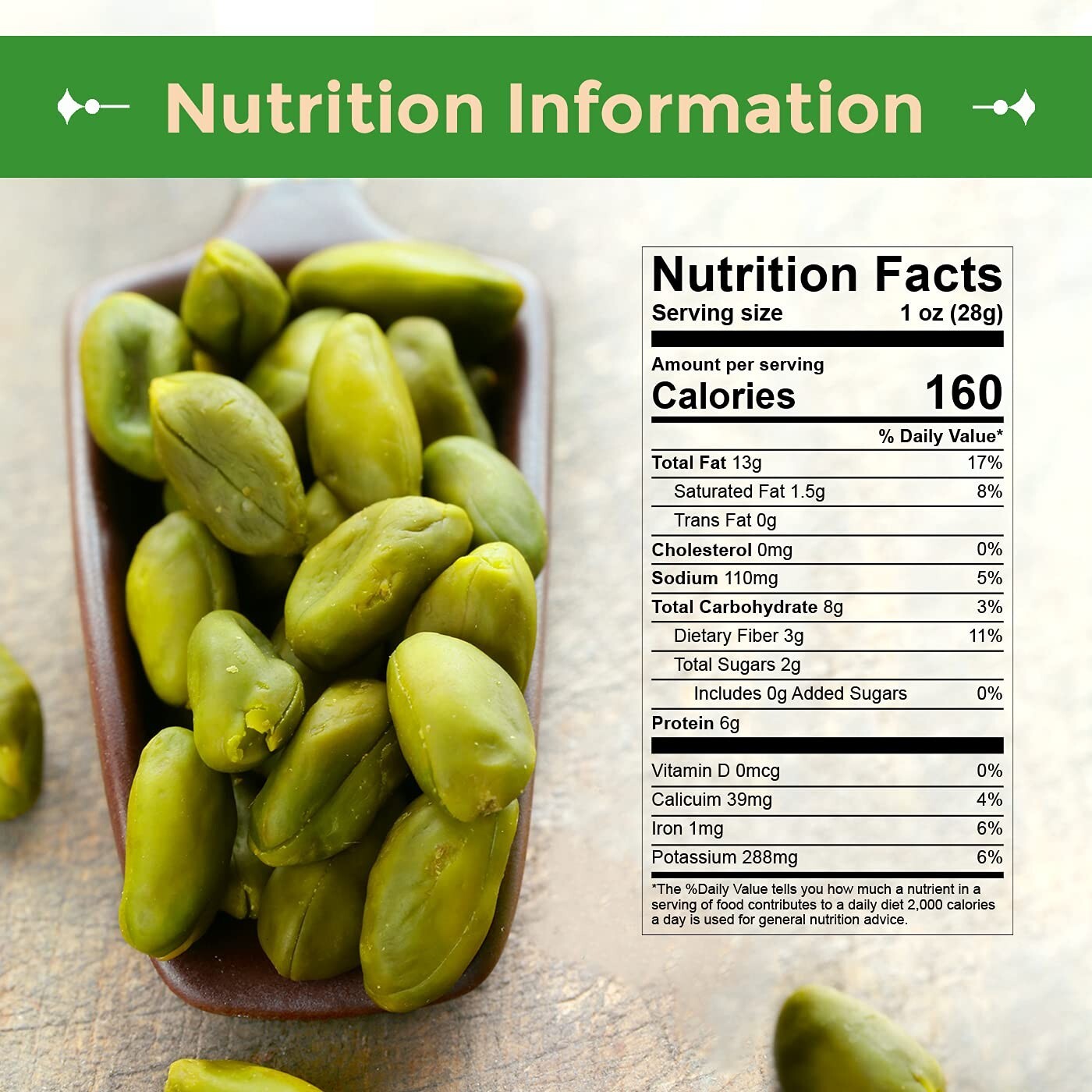 5LB Bag of Roasted Shelled Pistachios - Low Sodium, Perfect for Healthy Snackers