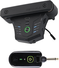 Load image into Gallery viewer, Compact Acoustic Guitar Resonance Pickup with Wireless &amp; Wired Options - Black