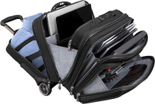 Load image into Gallery viewer, Wenger Patriot II 15.6-Inch Black Luggage with Padded Laptop Compartment