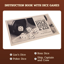 Load image into Gallery viewer, Professional Quality Dice Cup Set with 5 Dice – Ideal for Liar's Dice &amp; Yahtzee