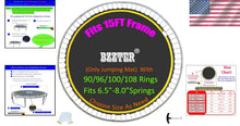 Load image into Gallery viewer, Trampoline Replacement Mat for 15ft Frame - UV Resistant &amp; Easy Setup Included