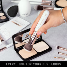 Load image into Gallery viewer, Complete Professional Vegan Makeup Brush Set - Soft Brushes &amp; Eco-Friendly Case