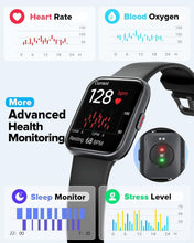 Load image into Gallery viewer, IP68 Waterproof Smart Watch with Bluetooth Calling &amp; Alexa for Fitness Buffs