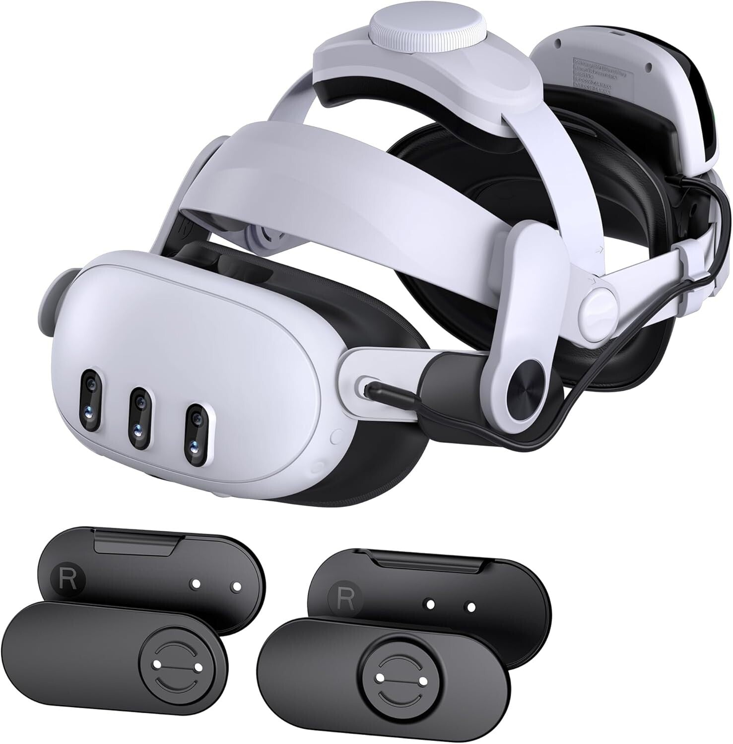 Enhanced Comfort Battery Head Strap for Quest 3/3S/2 - 2-3 Hours Extra Playtime