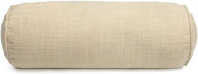 Load image into Gallery viewer, Organic Cotton Neck Roll Pillow with Removable Cover - Ideal for Travel &amp; Home