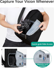 Load image into Gallery viewer, Customizable Photographer's Backpack with Padded Straps &amp; Weather Protection