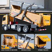 Load image into Gallery viewer, Interactive Dump Truck Toy with Lights &amp; Sounds – Perfect Gift for 4-7 Year Olds